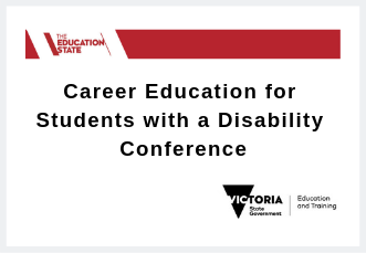 Career Education for Students with a Disability Conference